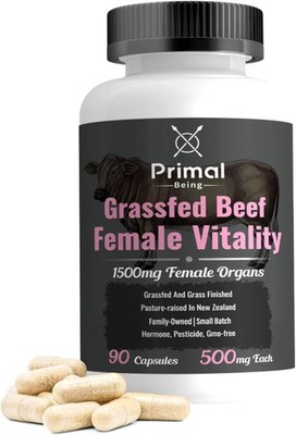 Primal Being Grassfed Beef Female Vitality Supplement- Supports Hormonal Healt