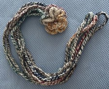 Ręcznie dziergane DŁUGI PonyTail Scrunchy Przytulne zimowe akcesoria do włosów Nowe Domowe CRaFT