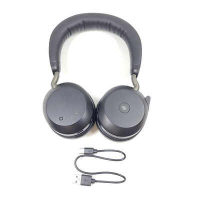 Jabra Evolve2 75 HSC150W ANC Wireless On-Ear Headphones - Grade B Black