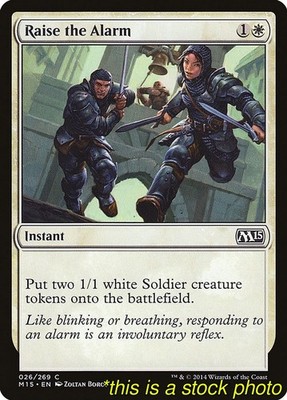 Raise the Alarm Magic 2015 (M15)[M15 - 26] Common Moderately Played
