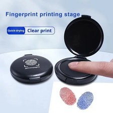 Fingerprint Ink Pad Mini Fingerprint Ink Pad Portable Fingerprint Kit