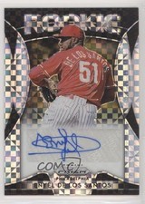 2019 Panini Prizm Rookie Plaid Power 51/75 Enyel de los Santos #RA-ED Auto 00jz