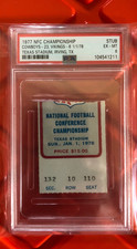 1977 NFC CHAMPIONSHIP Game Ticket PSA 6 EX-MINT, Cowboys, POP 1, NONE HIGHER!!!