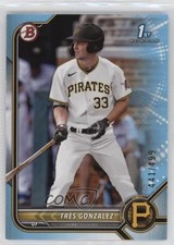 2022 Bowman Draft Sky Blue 441/499 Tres Gonzalez #BD-157 0zu6