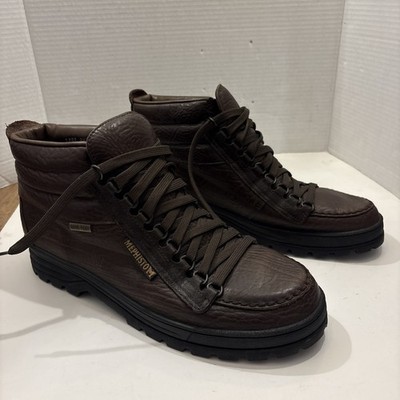 Mephisto Sierra Gore-Tex Lace Up Boots Brown Leather Men s US 12, EU 11 1/2 VG