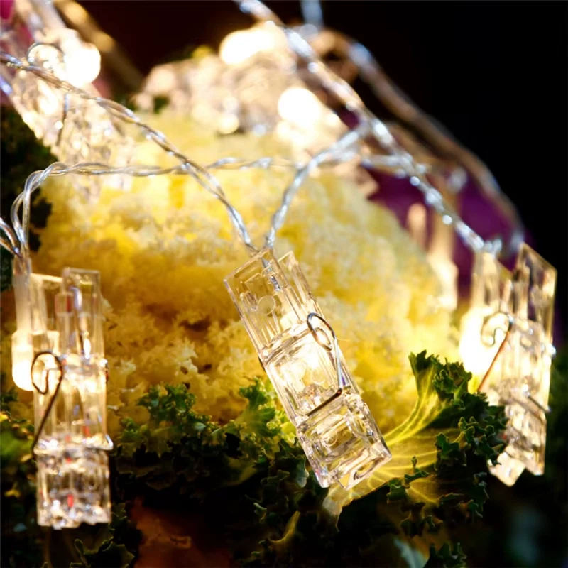 20 LEDs 3M Twinkle Star Photo Clip String Lights with Clips for Hanging Picture - Image 3 of 4