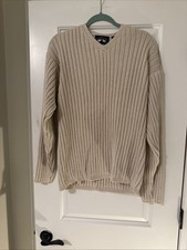 Classic Heavyweight Cotton Sweater . Cotton Heavy Ribbed Sweater. Unisex