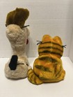 Vintage Garfield Hugging Pooky Bear w/ Odie Plush 12” Set Dakin Vintage 1981 83 — photo 3