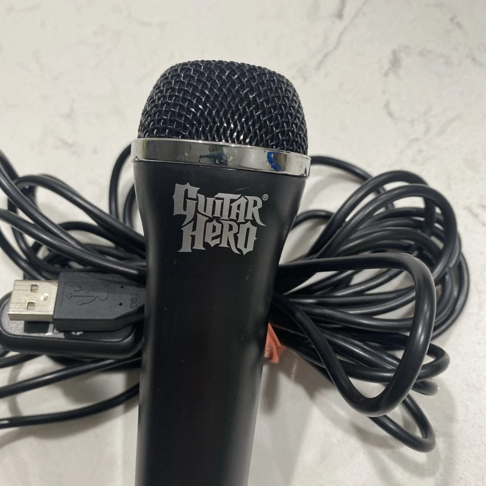 Official Guitar Hero USB Microphone E-UR20 for Xbox 360 Red Octane Mic - Image 2 of 4