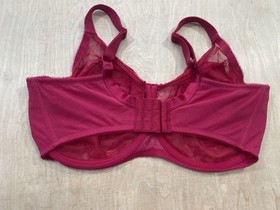 Wacoal 855186 Retro Chic full Figure Underwire Bra Size 38H Red