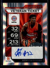 Wenyen Gabriel 2025-26 Contenders EuroLeague Veteran Ticket Auto Holo Laser ⑤