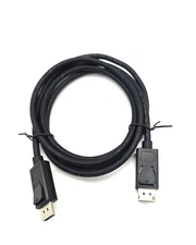 C2G 54401 6FT DisplayPort Cable DP 1.4 8K UHD M-M Black TAA Compliant NEW