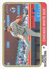 Jesse Scholtens 2023 Topps Heritage #625 Chicago White Sox Rookie