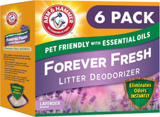 Forever Fresh Cat Litter Deodorizer, Wild Lavender, Essential Oils, Baking Soda