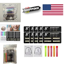 Orthodontic Teeth Brackets Mini Roth Bondable Braces Kit with Hooks and Multiple