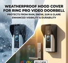 Rain, Snow, Sun Protection Hood Cover for Ring Pro Video Doorbell - UK SELLER
