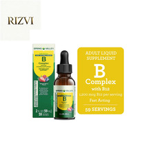 Spring Valley Vitamin B Complex Dietary Supplement with B12 Berry Flavor 2 Fl Oz