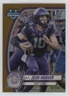 2024 Bowman Chrome University Football Gold Refractor Josh Hoover #108