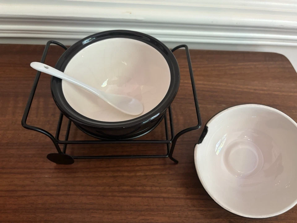 New Pier 1 Imports BBQ grill server for sauces & condiments $48 - with spoon! - Image 4 of 4