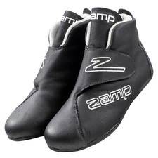 Zamp RS006C0110W, ZR-Drag Auto Racing Shoes, Black, Size 10 Wide, SFI 3.3/20