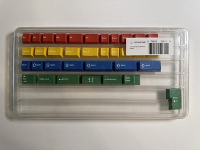 JTK Colored Modifier Kit RGBY ABS Cherry Profile Keycap Set Brand New Sealed