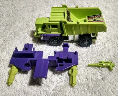 Vintage G1 Transformers Constructicon: Long Haul With Gun for Devastator 