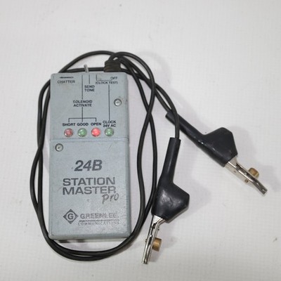 Greenlee 24B Station Master Pro Telecom Line Tester Telephone Fault Finder Used