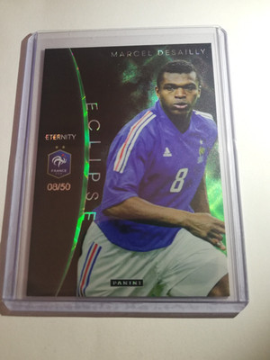 panini Eternity BLEUS MARCEL DESAILLY /50 green eclipse Équipe De France