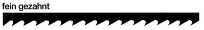 PUK Laubsägeblatt Finis Länge 13 cm Nr. 3 (MITTEL) für Metall