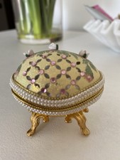 Uovo Di Faberge -vero Uovo Vintage- Lavorato A Mano