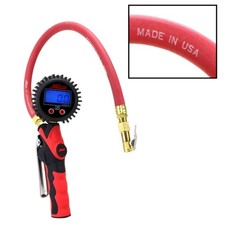 Milton S-568 Heavy Duty Digital Tire Inflator Gauge Lock On Air Chuck 20 Hose Milton S-568 Heavy Duty Digital Tire Inflator Gauge Lock On Air Chuck 20 Hose