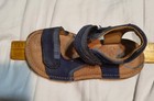 Stride Rite blue leather sandals. Oaklyn.  Sz. 8M, US size.   Pre-owned. — photo 6