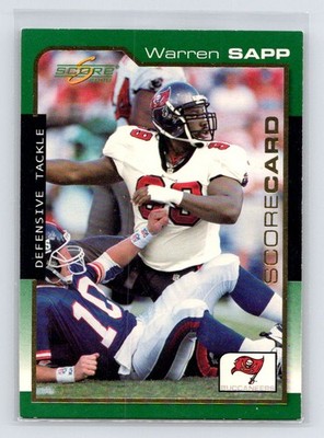 2000 Score #194 Warren Sapp Final Score #/27