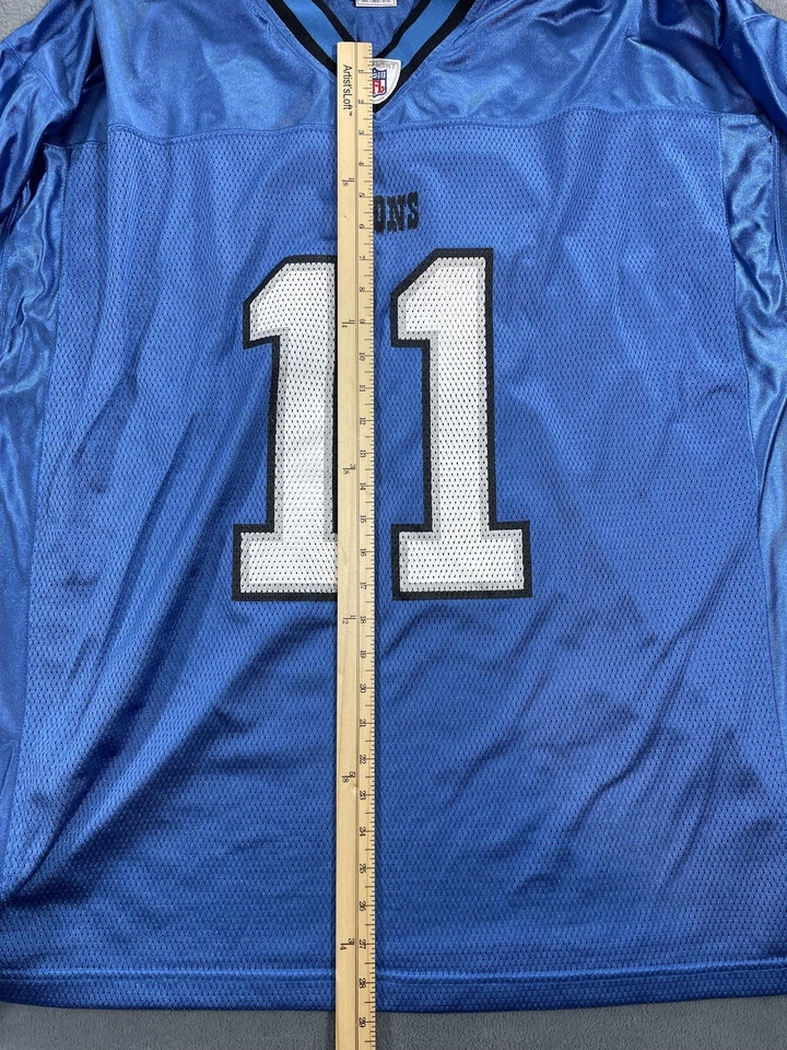 Camiseta de fútbol americano vintage de los Detroit Lions para hombre 2XL NFL Roy Williams Reebok años 2000 Foto 3 de 4
