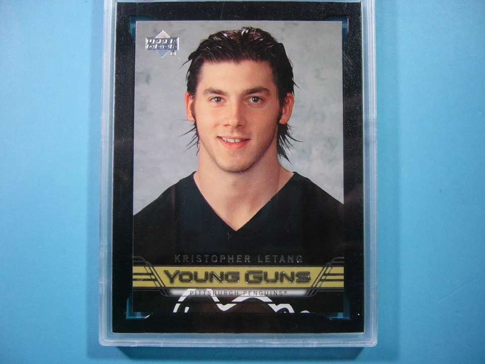 2006/07 UPPER DECK YOUNG GUNS NHL HOCKEY CARD #240 KRIS LETANG ROOKIE RC KSA 9.5 - Image 3 of 4