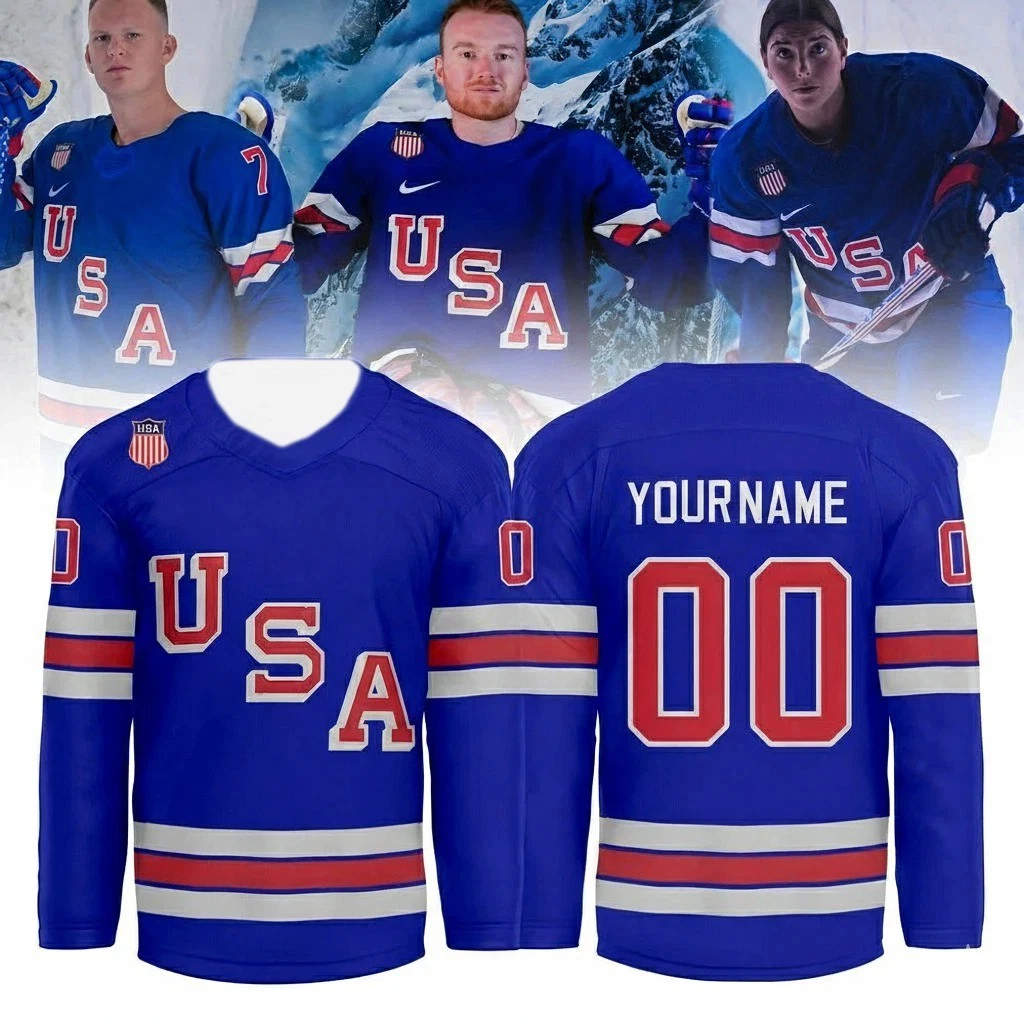 Personalized US Team O Winter 2026 Hockey Print Gift, Gift Fan All Size
