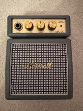 Marshall MS2 1W Micro Guitar Amp With Fender Deluxe Series 5ft Lead