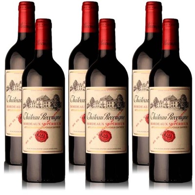 Château Recougne Bordeaux Supérieur AOC, trocken, Weinpaket (6x0,75l)