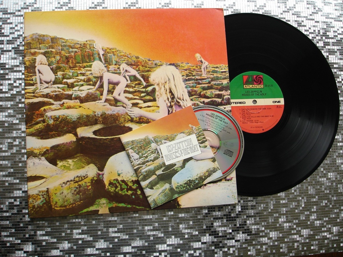 Led Zeppelin ~ Houses of the Holy ~ Vintage LP w/Bonus CD Atlantic 