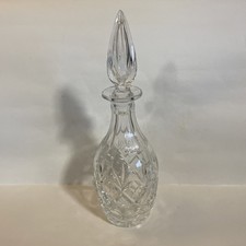 Lead Crystal Cut Glass Whisky/Brandy/Spirits Decanter & Stopper Webb Corbet 68