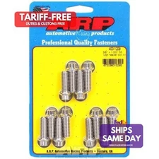 Arp 400-1209, Set of 12 Polished Stainless S/S Header Bolt Kit - 3/8 X 1.00 Uhl 