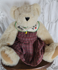 Vintage Vermont Teddy Bear School Girl Becky Collar Removable Clothes Jointed