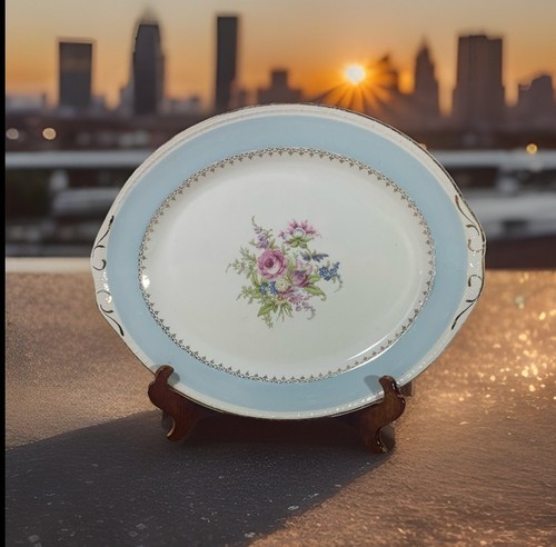 Vintage 13 1/2 in Homer Laughlin Eggshell Georgian Chateau China Serving Platter