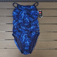 TYR Women's Durafast Elite Expression Diamondfit One-Piece Swimsuit Sz 14 New
