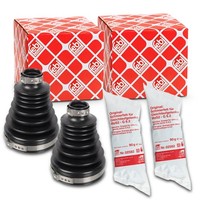 2X Febi Bilstein Faltenbalgsatz Achsmanschette Dacia Dokker Lodgy JS Renault
