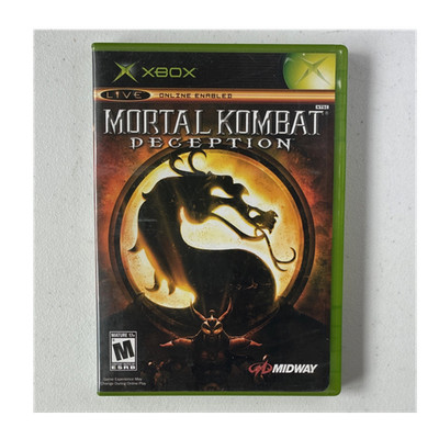 Midway Mortal Kombat: Deception Xbox Complete w/ Unused Live Card - TESTED