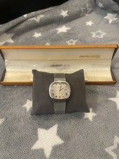 VINTAGE MENS FABRE LEUBA WRIST WATCH STAINLESS STEEL MESH BRACELET BOXED 3POSTUK