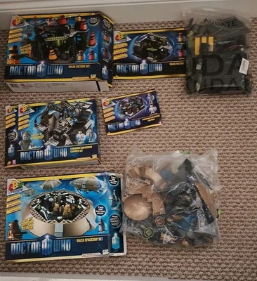 Doctor Who Character Building Brick Sets Job Lot - Dalek Spaceship & Factory - Image 1 of 4