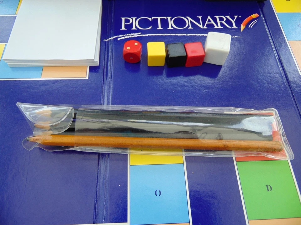 Vintage 1993 Parker Pictionary Board Game - Image 4 of 4