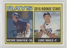 2016 Topps Heritage Rookie Stars Richie Shaffer Luke Maile #176 b3e
